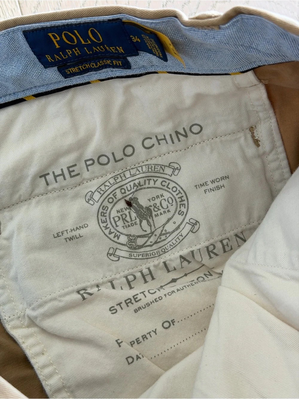 Polo Ralph Lauren Classic Fit Stretch 9